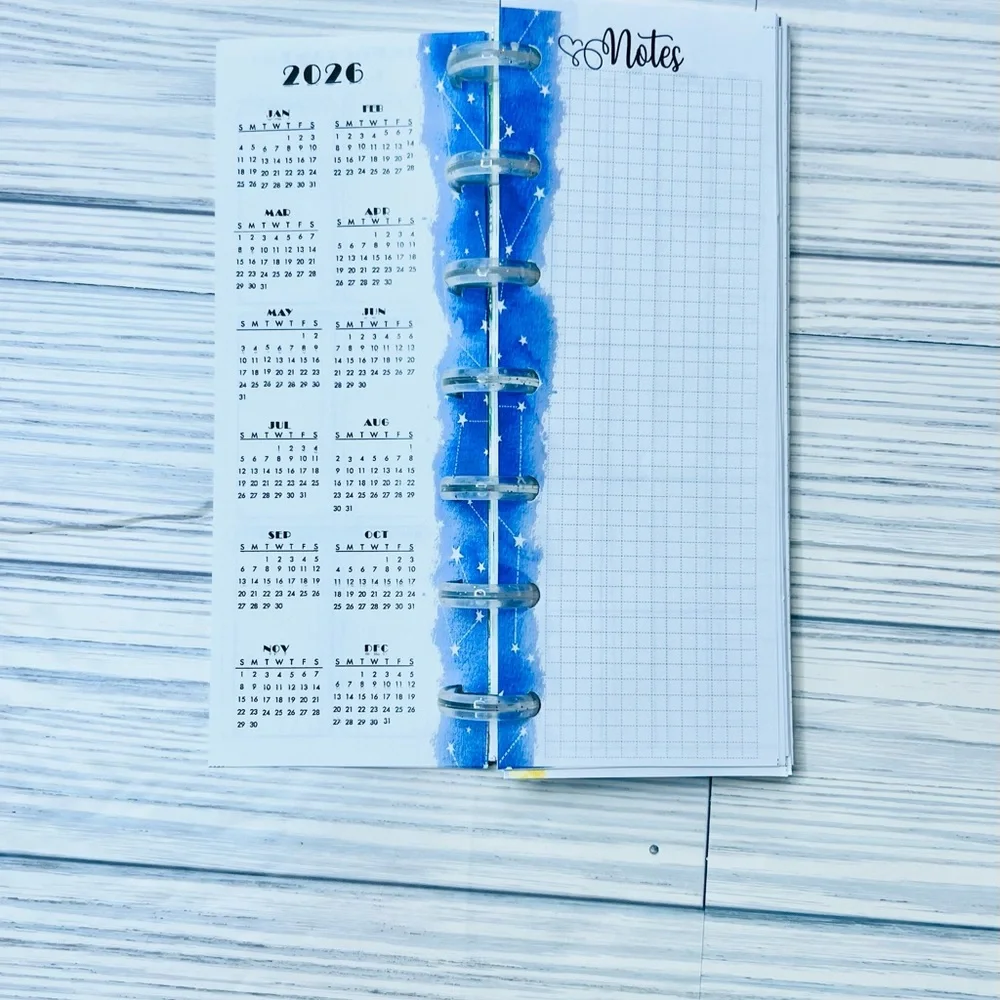 Happy planner skinny mini size extension 12 months